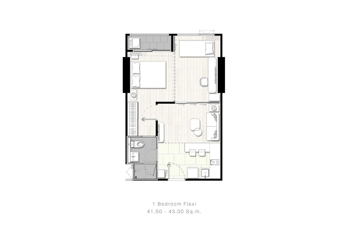 แมสซารีน รัชโยธิน-1 bedroom - แมสซารีน รัชโยธิน - MAZARINE Ratchayothin/3
