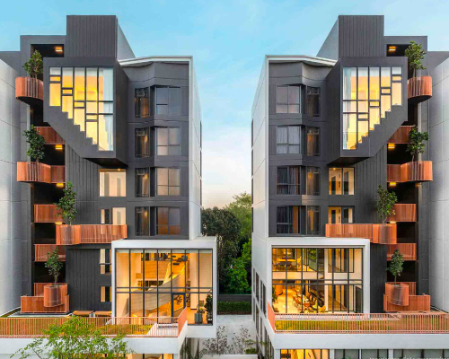 บลู สุขุมวิท 89 (blue Sukhumvit 89) ใกล้ BTS อ่อนนุช คอนโดมิเนียม Low-Rise ที่ออกแบบให้รับแสงและลมธรรมชาติได้ดี