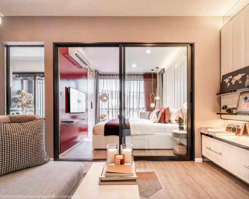 ห้องตัวอย่างของ blue Sukhumvit 105 คอนโดมิเนียมย่านบางนา