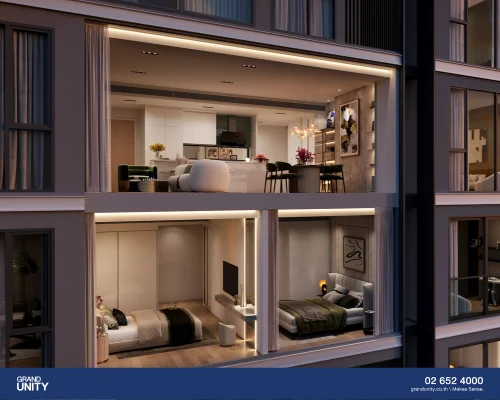 ห้องคอนโดแบบดูเพล็กซ์